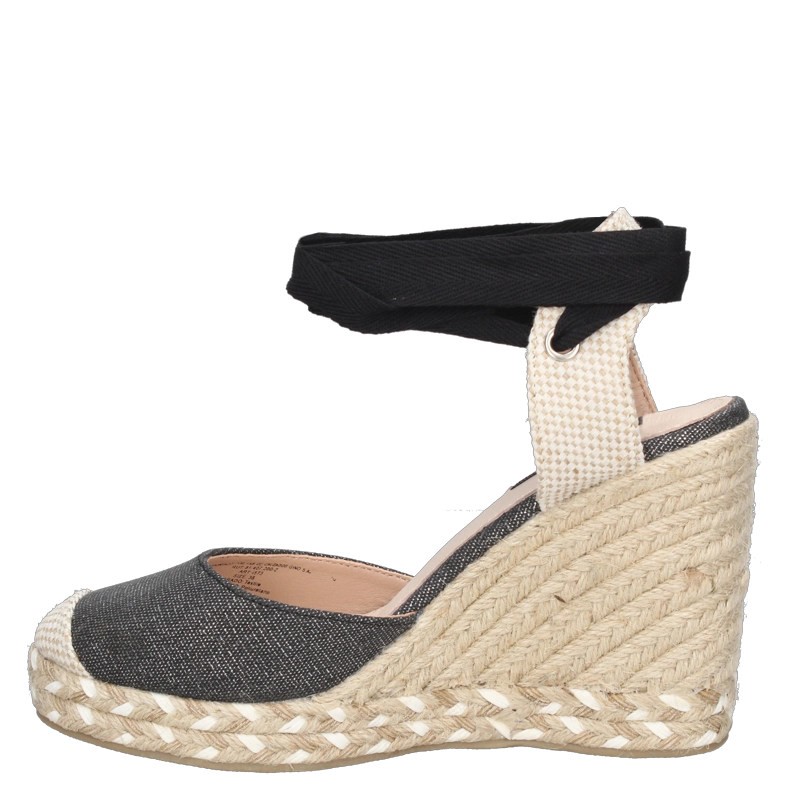 ALPARGATAS MUJER POLLINI TEXTIL CASUAL I573 NEGRO - 4