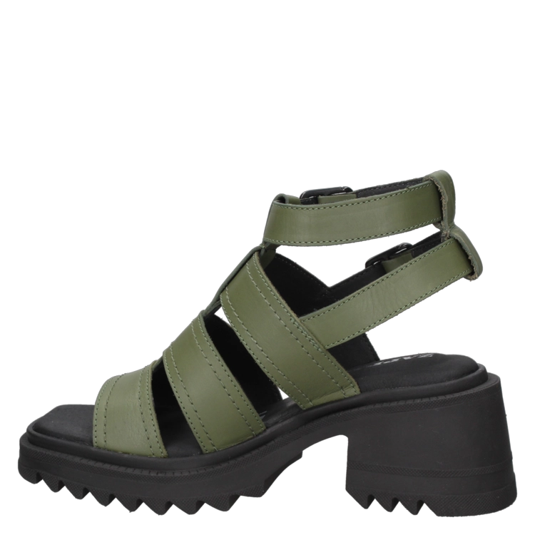 SANDALIAS MUJER ZAPPA CUERO CASUAL - I322 VERDE - 3