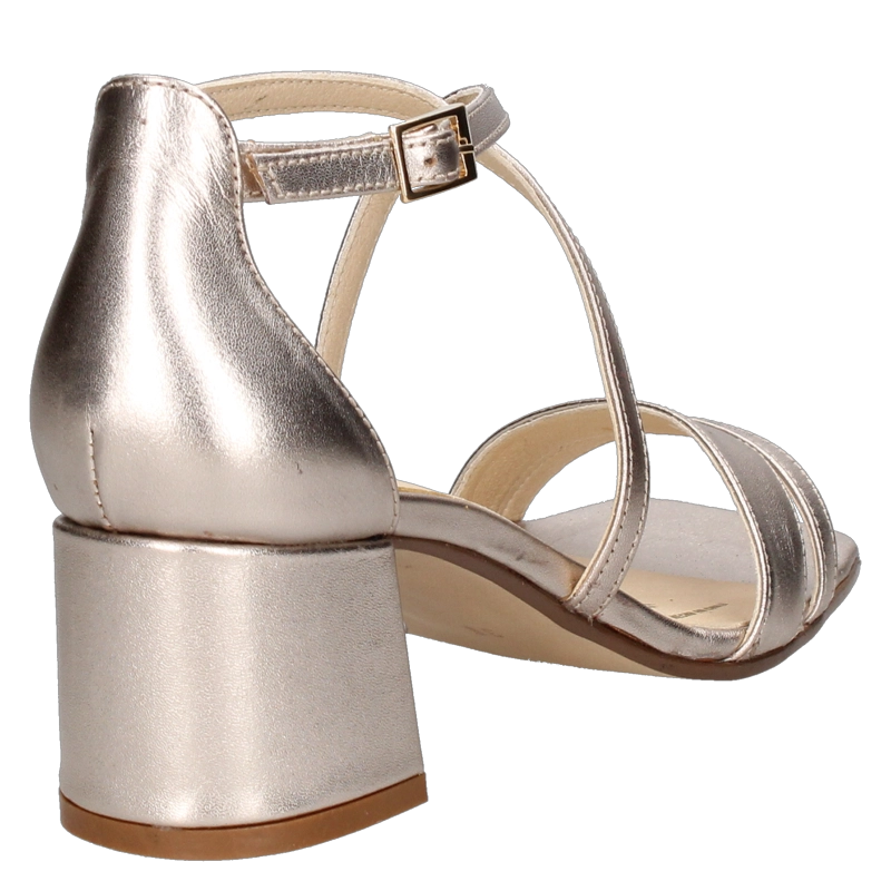 SANDALIAS MUJER MINGO CUERO CASUAL - I402 ROJO - 8