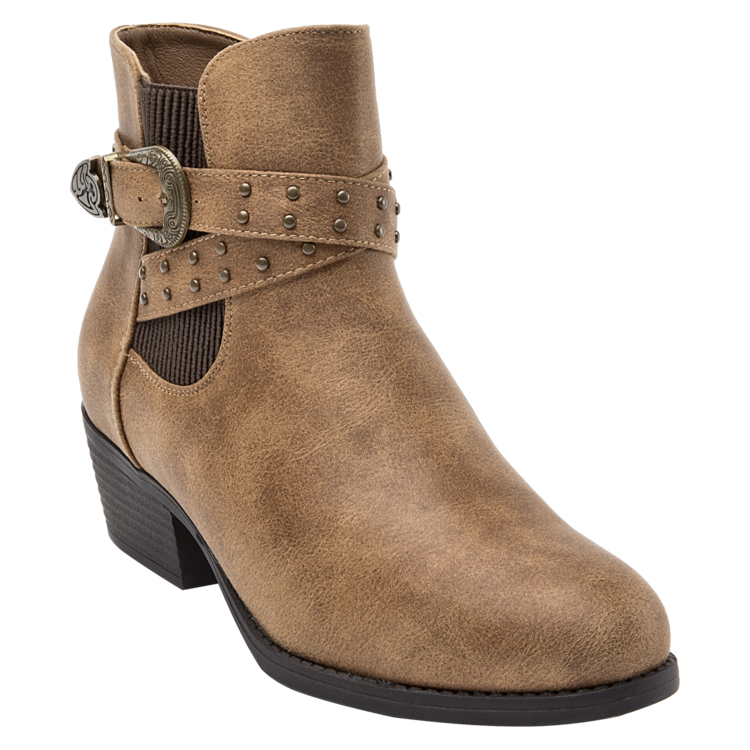 BOTÍN MUJER MARRÓN CASUAL DAKOTA J787 CLARO - 1