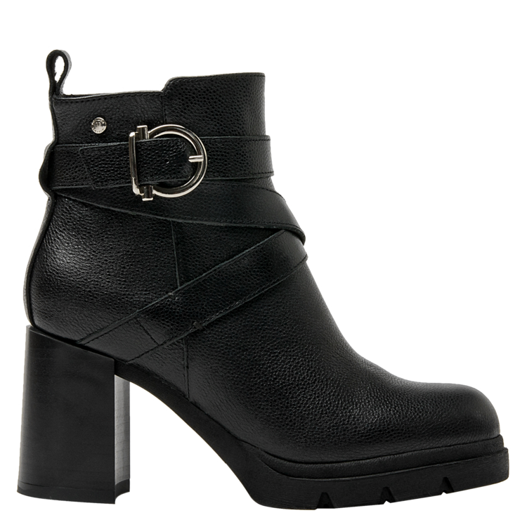 BOTÍN MUJER NEGRO CASUAL POLLINI - J225 - 2