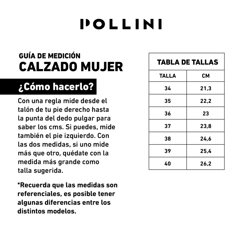 BOTÍN MUJER MARRÓN CASUAL POLLINI J232 - 6