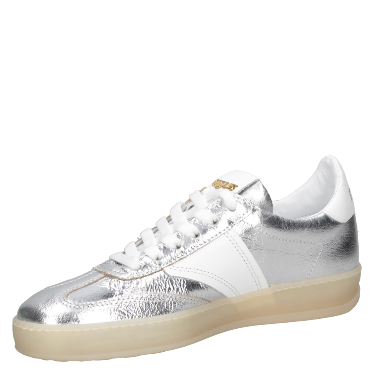 ZAPATILLAS MUJER MJUS CASUALES PLATA CUERO J510 - 5