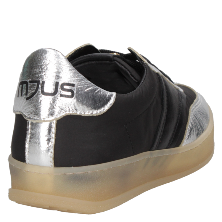 ZAPATILLAS MUJER MJUS CASUALES NEGRO CUERO J510 - 3