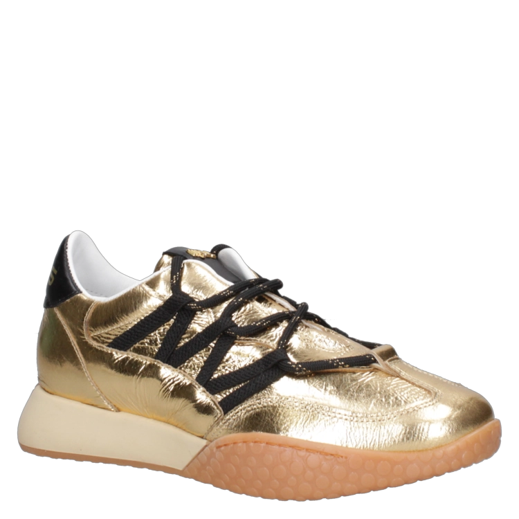 ZAPATILLAS MUJER MJUS CASUALES DORADO CUERO J512 - 2