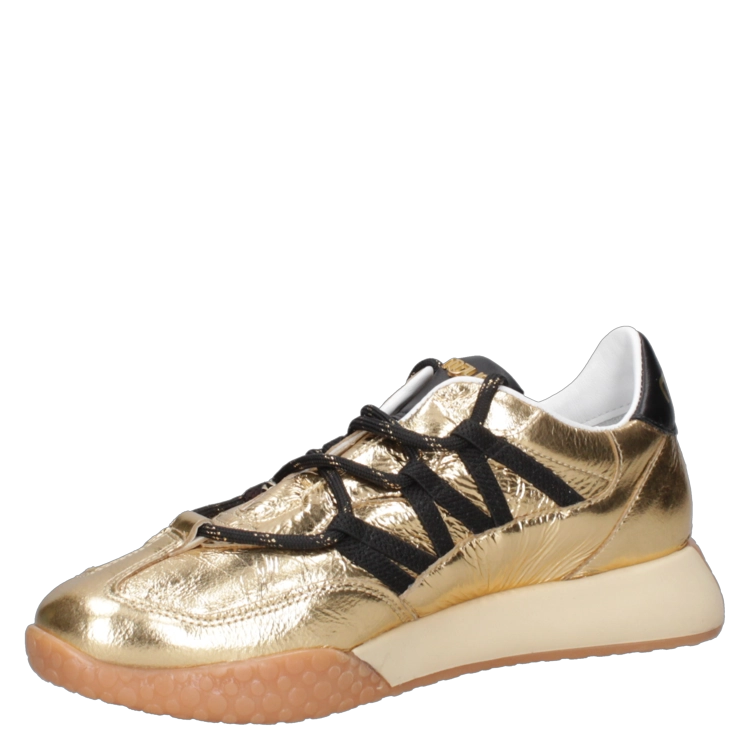 ZAPATILLAS MUJER MJUS CASUALES DORADO CUERO J512 - 5