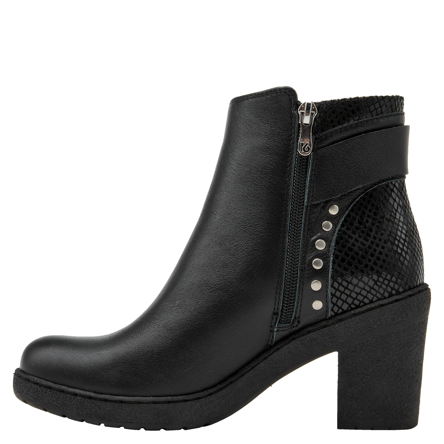 BOTÍN MUJER NEGRO CASUAL 16 HRS J037 - 3