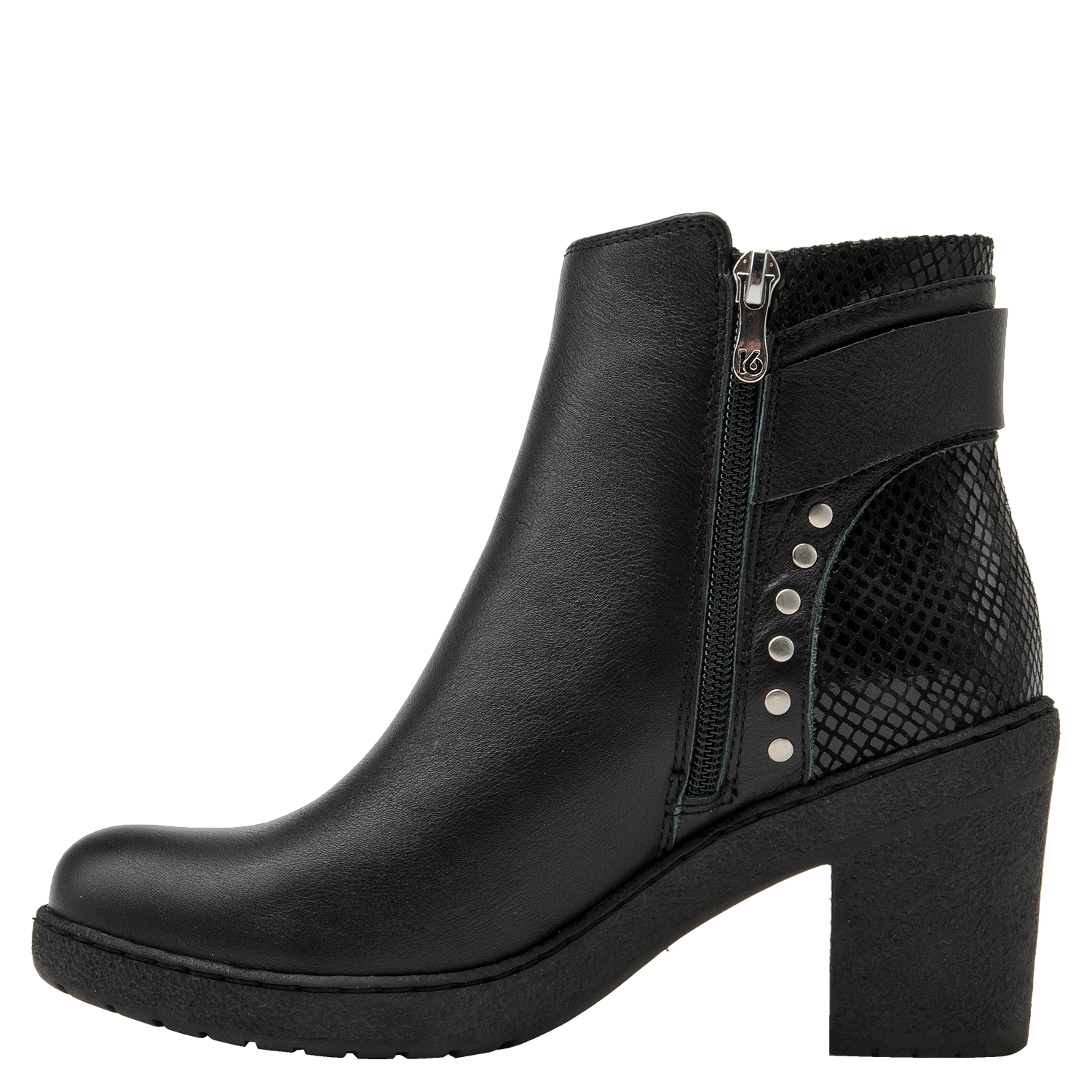 BOTÍN MUJER NEGRO CASUAL 16 HRS J037 - 3