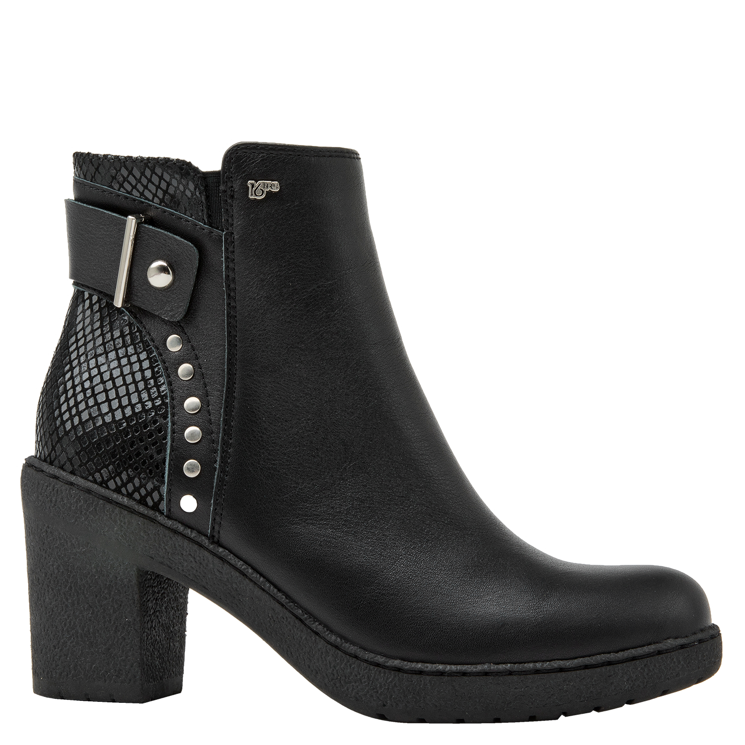 BOTÍN MUJER NEGRO CASUAL 16 HRS J037 - 5