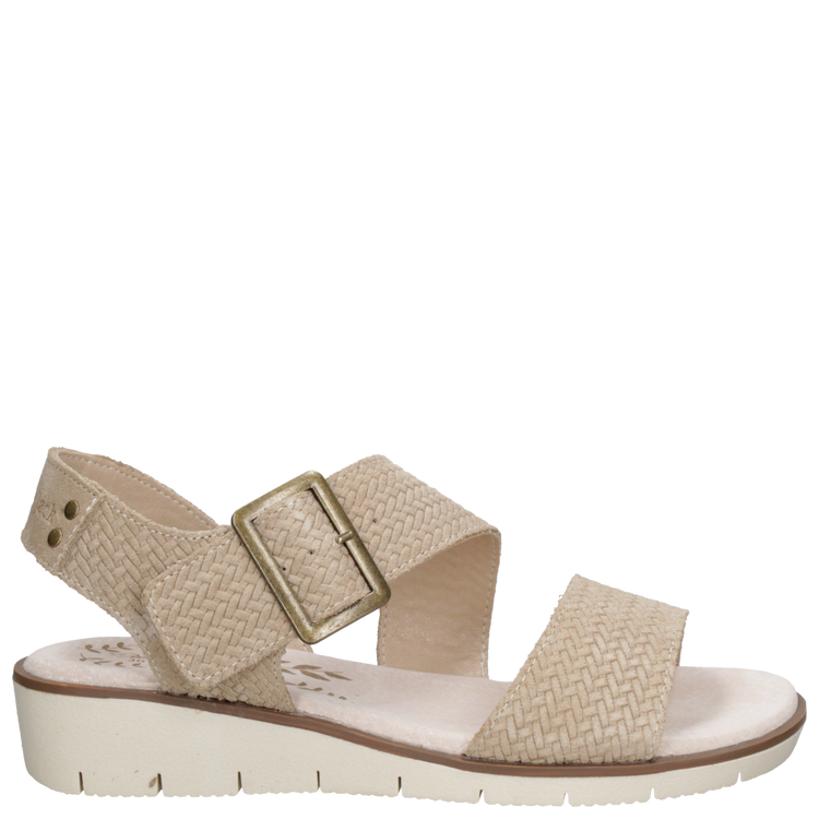 SANDALIAS MUJER PANAMA JACK CUERO BEIGE CASUAL K634 - 7