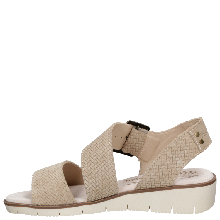 SANDALIAS MUJER PANAMA JACK CUERO BEIGE CASUAL K634 - 9