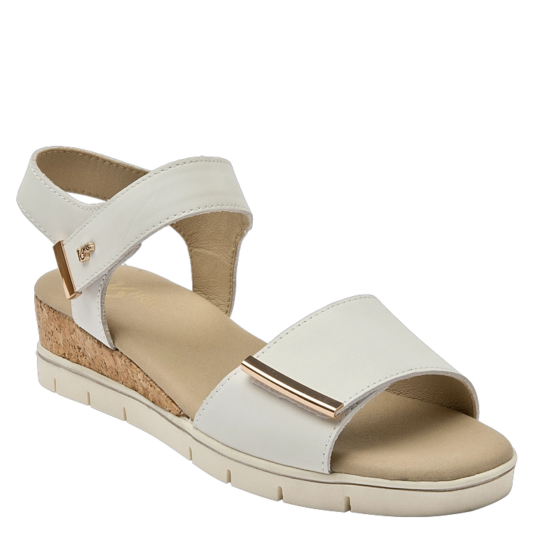 SANDALIAS MUJER 16 HRS CUERO ROJO CASUAL K136 - 9