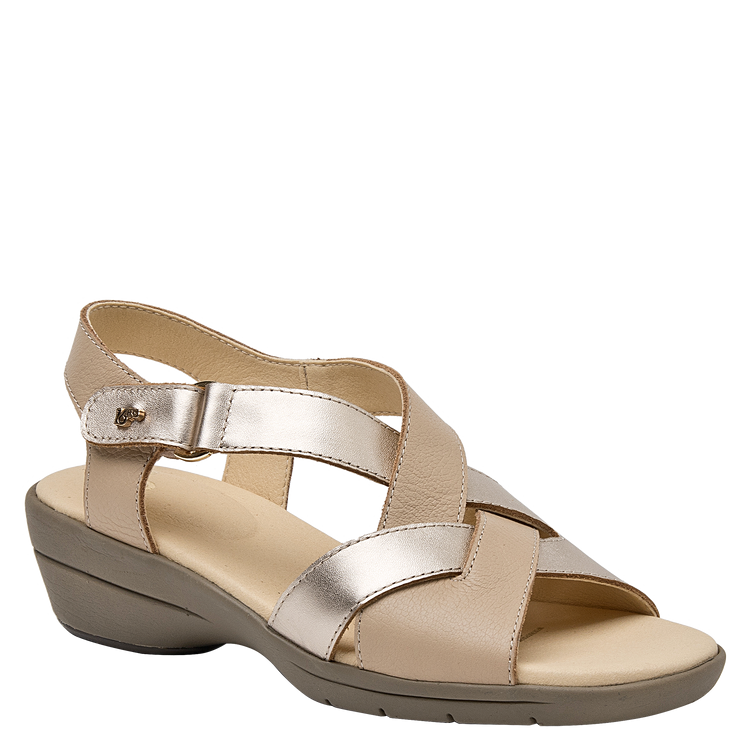 SANDALIAS MUJER 16 HRS CUERO AZUL CASUAL K003 - 6