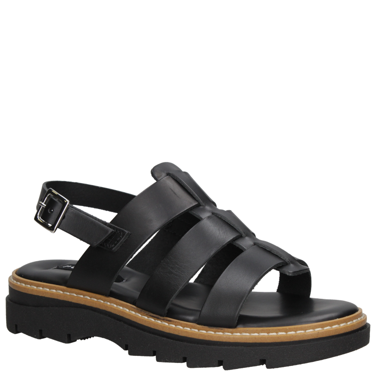SANDALIAS MUJER POLLINI CUERO PLATEADO CASUAL K296 - 6
