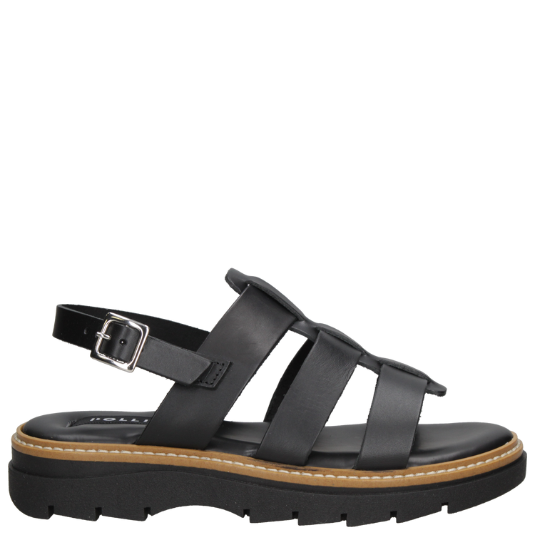 SANDALIAS MUJER POLLINI CUERO PLATEADO CASUAL K296 - 7