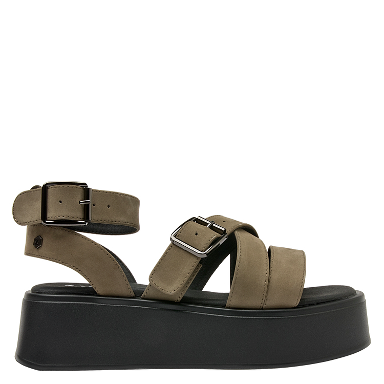 SANDALIAS MUJER ZAPPA CUERO VERDE CASUAL K408 - 2