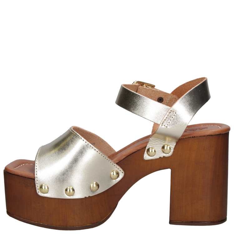 SANDALIAS MUJER ZAPPA CUERO DORADO CASUAL K428 - 4