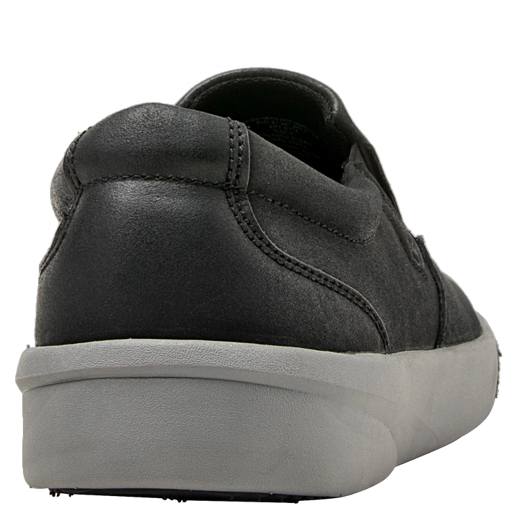 ZAPATILLAS HOMBRE 16 HRS CASUALES NEGRO CUERO K174 - 3