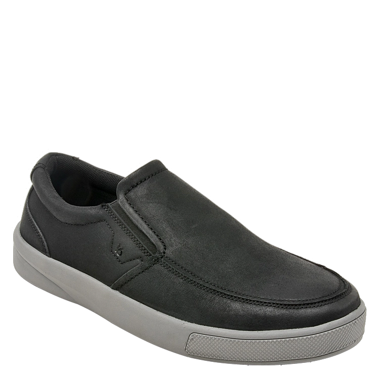 ZAPATILLAS HOMBRE 16 HRS CASUALES NEGRO CUERO K174 - 6