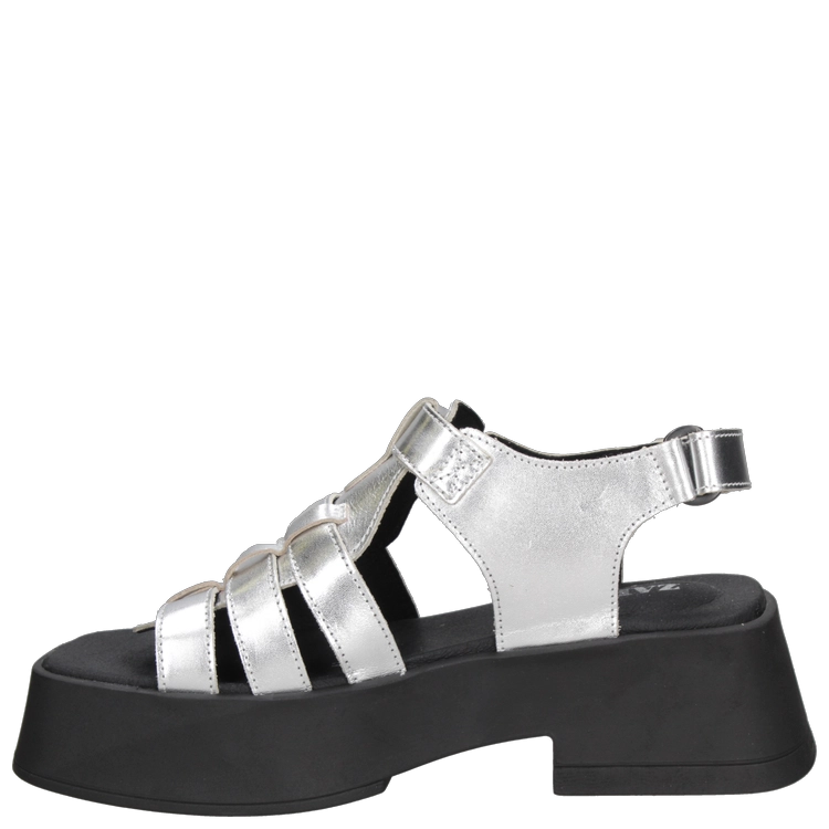 SANDALIA CASUAL MUJER ZAPPA - K379 | PLATEADO - 4
