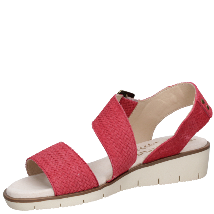SANDALIAS MUJER PANAMA JACK CUERO ROJO CASUAL K634 - 5