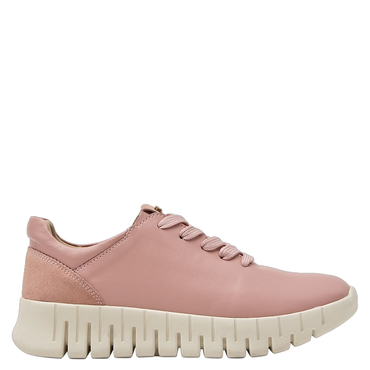 ZAPATILLAS MUJER 16 HRS CASUALES PALO ROSA CUERO K154 - 1