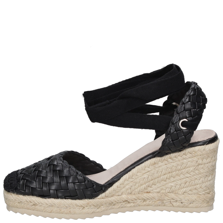 SANDALIA CASUAL MUJER POLLINI NEGRO K325 - 4