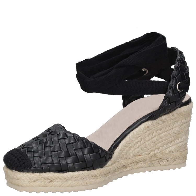 SANDALIA CASUAL MUJER POLLINI NEGRO K325 - 5