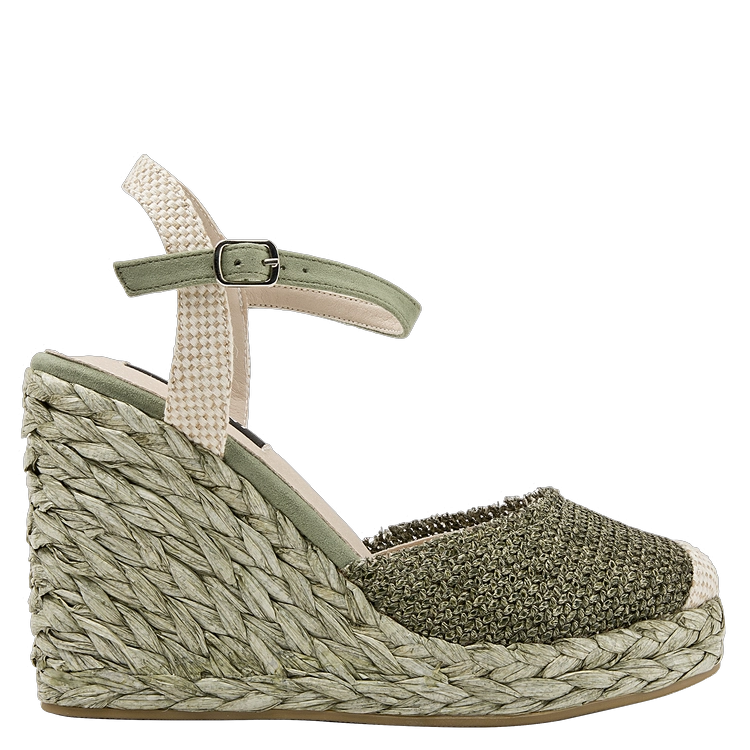 SANDALIA CASUAL MUJER POLLINI VERDE K327 - 1