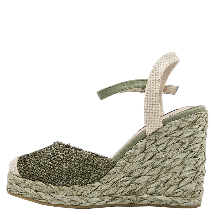 SANDALIA CASUAL MUJER POLLINI VERDE K327 - 4