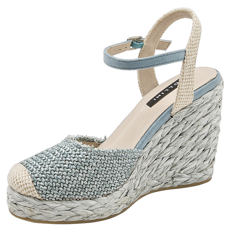 SANDALIA CASUAL MUJER POLLINI CELESTE K327 - 5