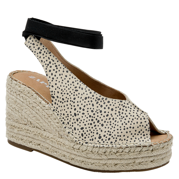 ALPARGATA CASUAL MUJER ZAPPA CUERO BEIGE K397 - 1