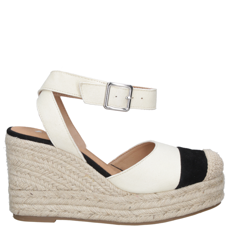 ALPARGATA CASUAL MUJER ZAPPA CUERO BLANCO K398 - 2