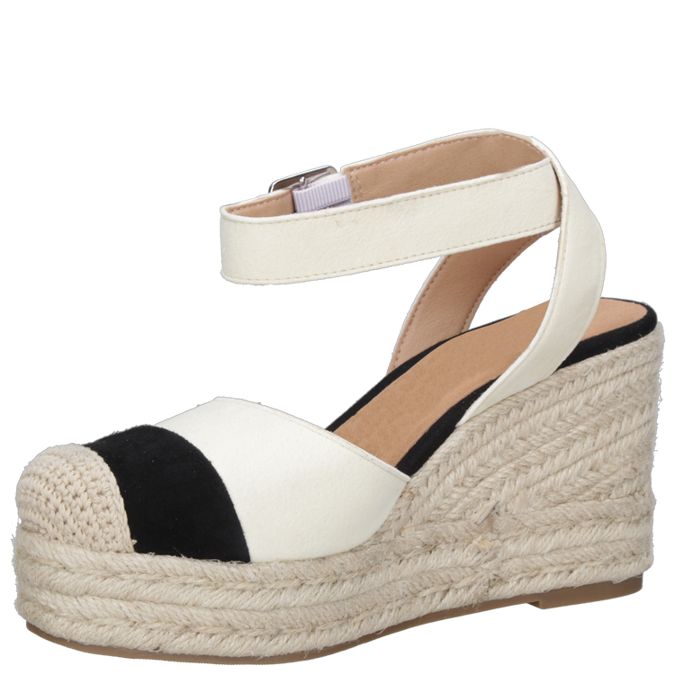 ALPARGATA CASUAL MUJER ZAPPA CUERO BLANCO K398 - 5