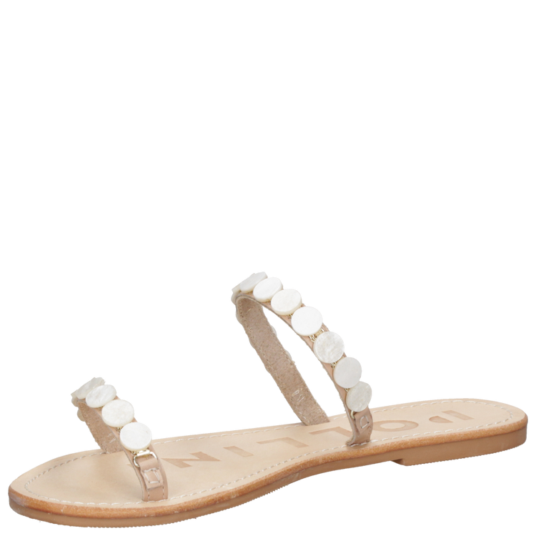 SANDALIA CASUAL MUJER POLLINI - K303 | BLANCO - 5
