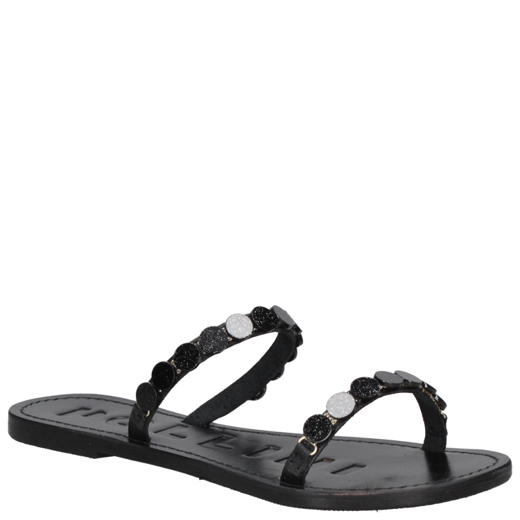 SANDALIA CASUAL MUJER POLLINI - K303 | NEGRO - 6