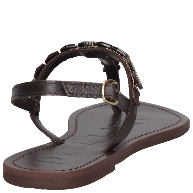 SANDALIA CASUAL MUJER POLLINI - K304 | MARRON - 3