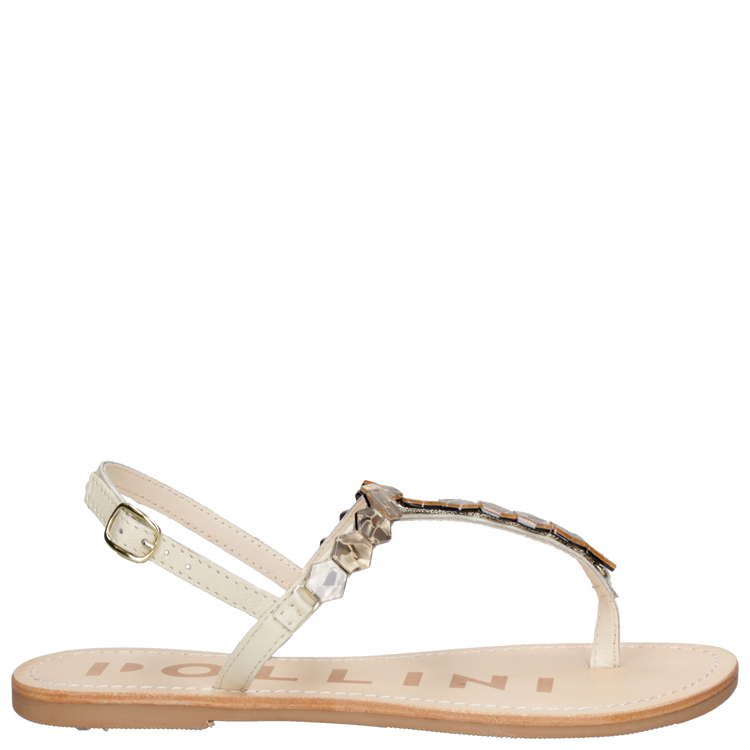 SANDALIA CASUAL MUJER POLLINI - K304 | MARRON - 7