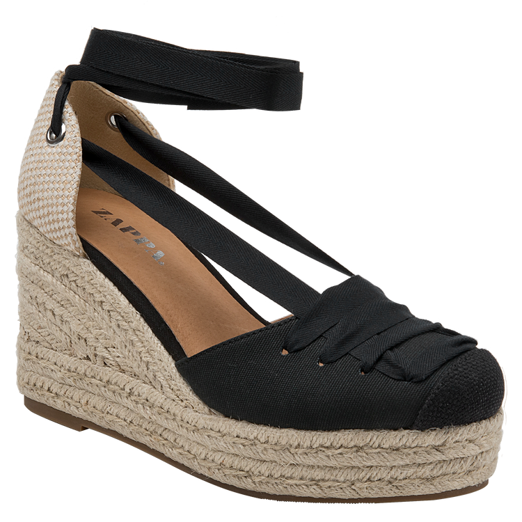 ALPARGATA CASUAL MUJER ZAPPA - K396 | NEGRO - 1