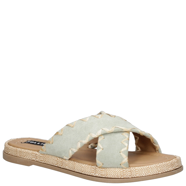 SANDALIA CASUAL MUJER POLLINI CUERO K308 - 2