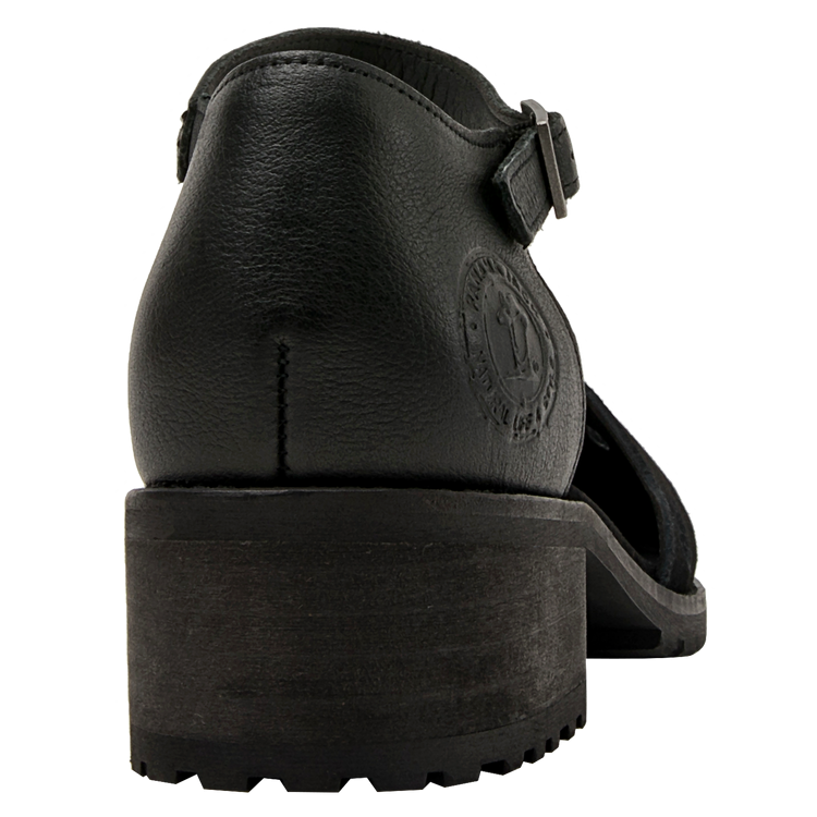 SANDALIA CASUAL MUJER PANAMA JACK CUERO NEGRO I649 - 3