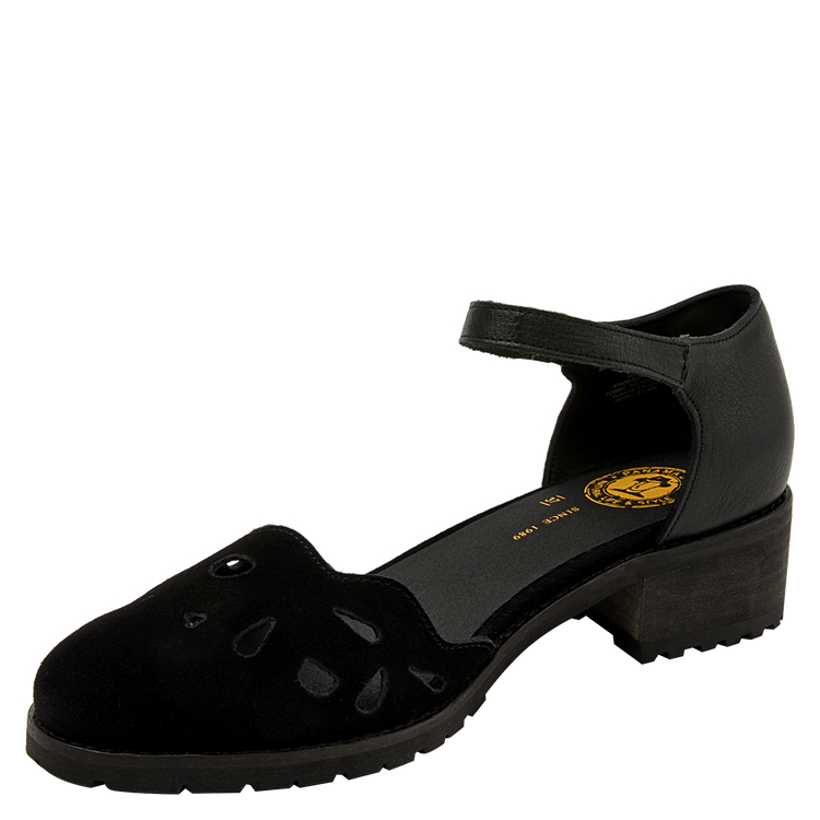SANDALIA CASUAL MUJER PANAMA JACK CUERO NEGRO I649 - 5