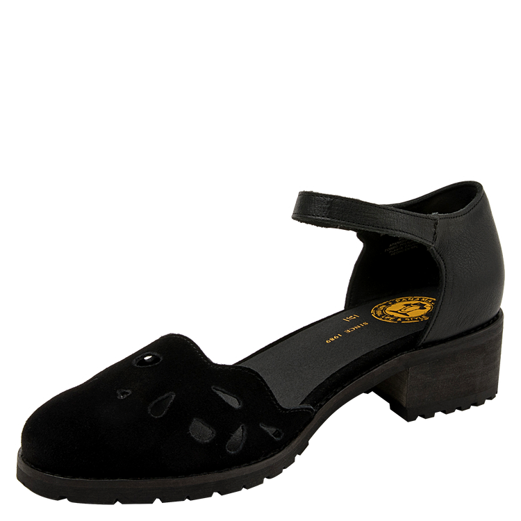 SANDALIA CASUAL MUJER PANAMA JACK CUERO NEGRO I649 - 5