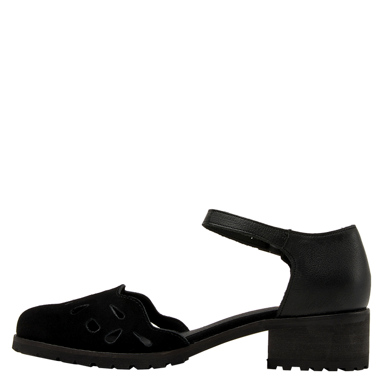 SANDALIA CASUAL MUJER PANAMA JACK CUERO NEGRO I649 - 9