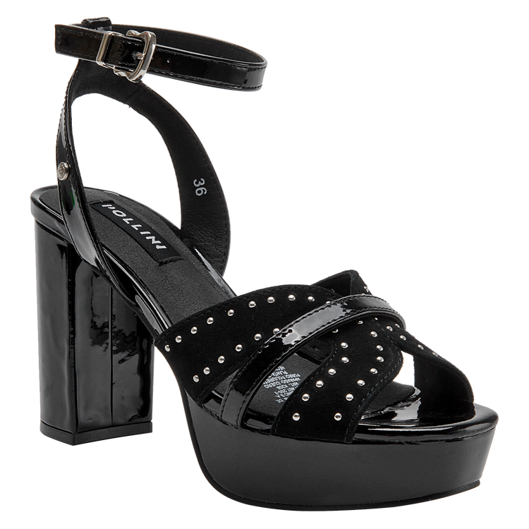 SANDALIA VESTIR MUJER POLLINI - K208 | NEGRO - 1