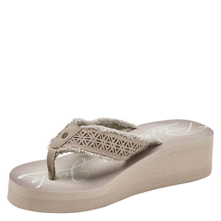 SANDALIA CASUAL MUJER PANAMA JACK MARRÓN CLARO K736 - 4