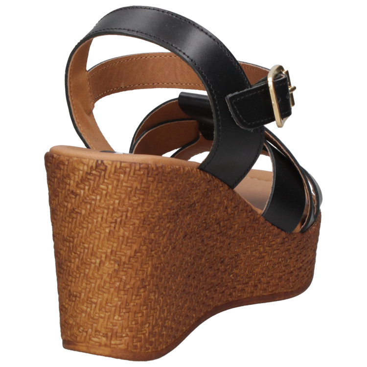 SANDALIA CASUAL MUJER POLLINI CUERO MARRÓN K311 - 8