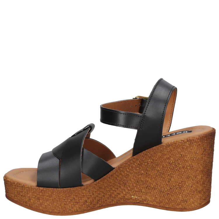 SANDALIA CASUAL MUJER POLLINI CUERO MARRÓN K311 - 9