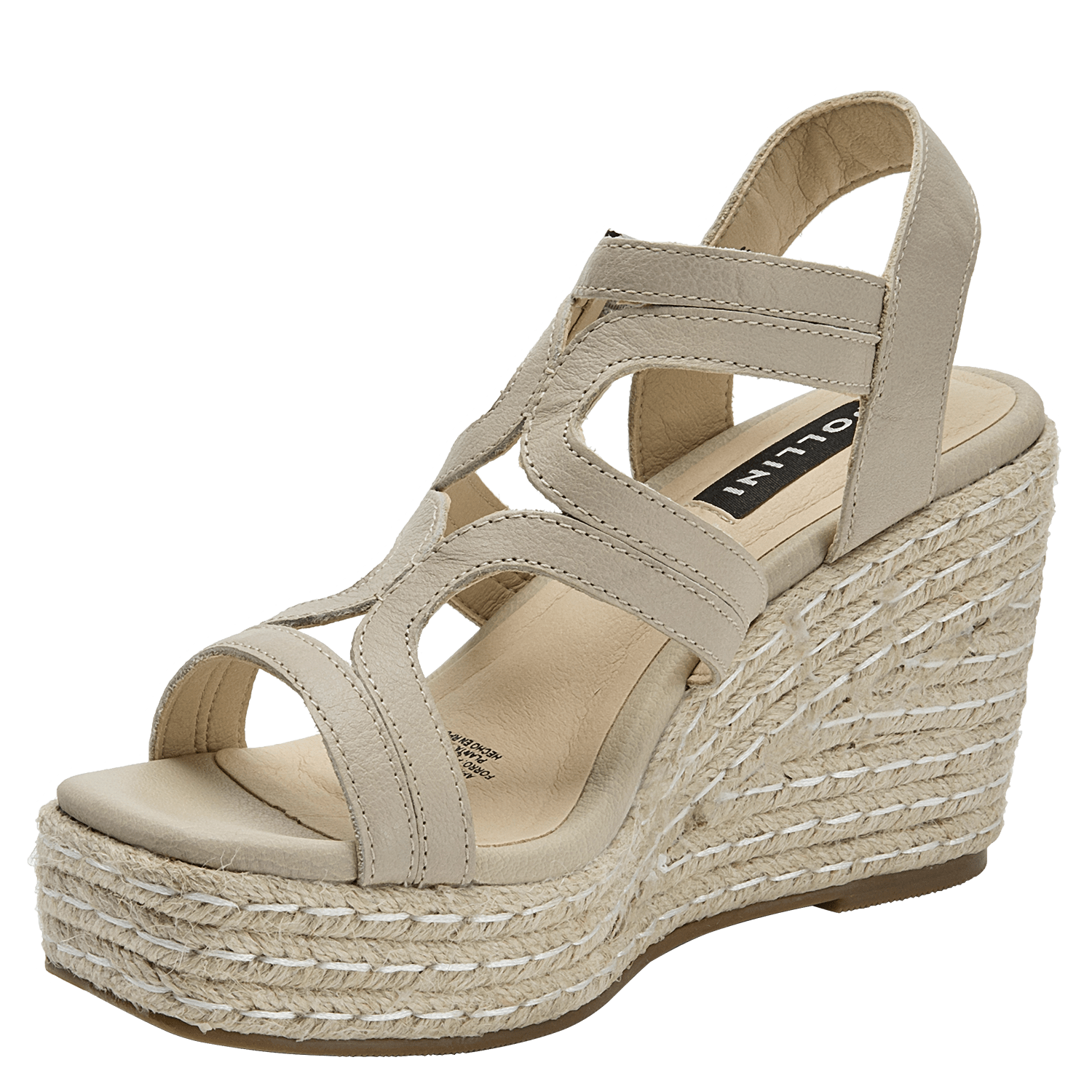 SANDALIA CASUAL MUJER POLLINI - K231 | BEIGE - 5