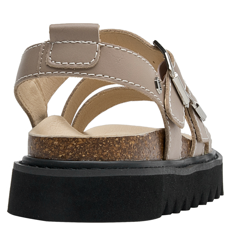 SANDALIA CASUAL MUJER ZAPPA BEIGE K350 - 8